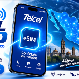 Esim telcel 5g claves ladas todo México